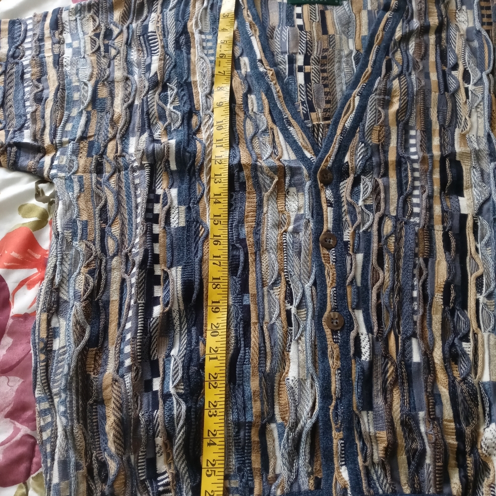 Blue cardigan x large